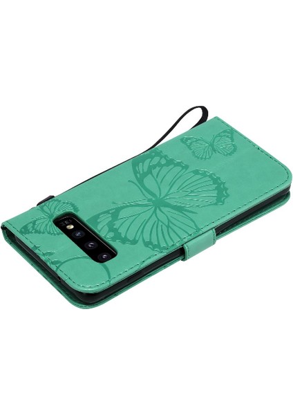 Samsung Galaxy S10 Manyetik Kapak Flip Kickstand Pu Deri Kapak (Yurt Dışından) fırsatları