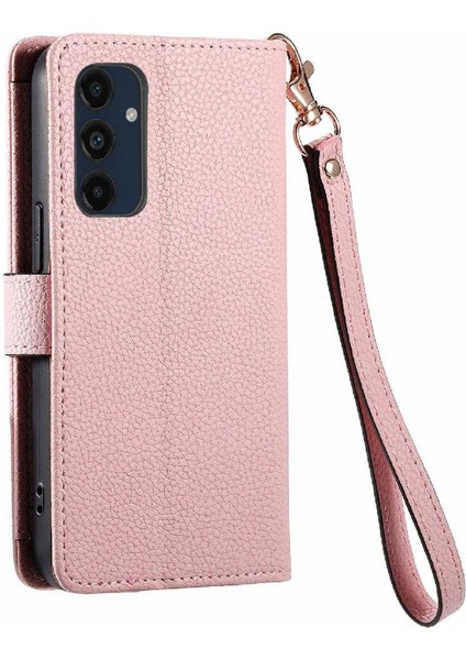 YH Mall Samsung Galaxy M55 Fermuar Aşk Deri Kılıf Cüzdan Için Flip Case (Yurt Dışından)