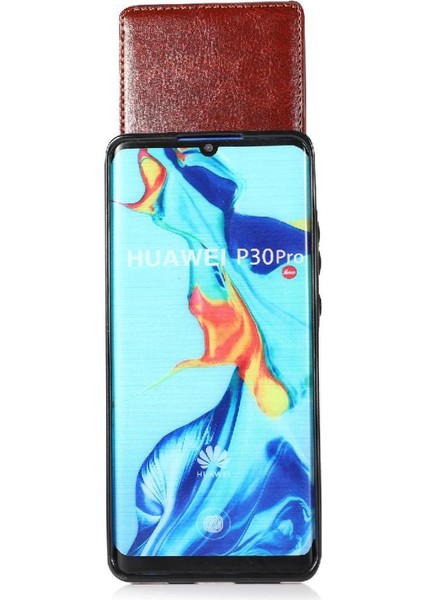 YH Mall Kredi Kartı Cüzdanı Manyetik Toka ile Huawei P30 Pro ile Uyumlu (Yurt Dışından)