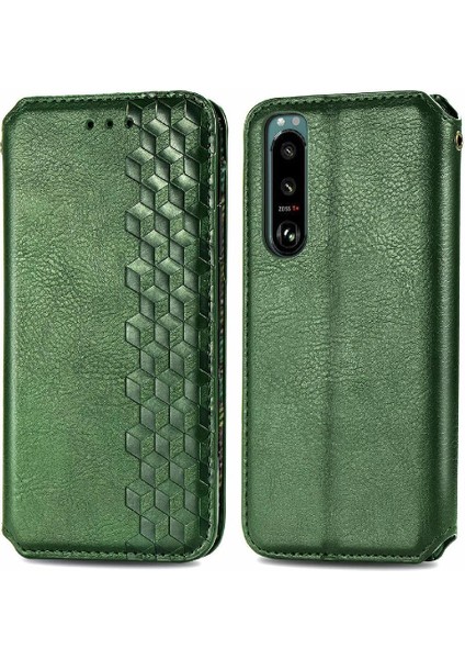 Sony Xperia 5 Iıı Flip Kapak Için Kılıf Moda Tasarımı Zarif Iş (Yurt Dışından)