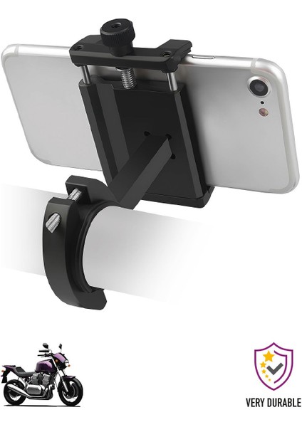 MT15 Bisiklet Scooter ve Motosiklet Için Dayanıklı Gidon Uyumlu Telefon Tutucu Alüminyum fırsatları