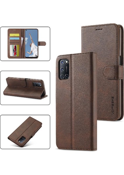 Oppo Holder 5g Buzağı Doku Yatay Kapak Deri Çanta Tutucu (Yurt Dışından)
