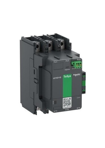 LC1G225KUEN, Tesys Giga Kontaktör TESYSG225 3p Standart 100-250V Acdc