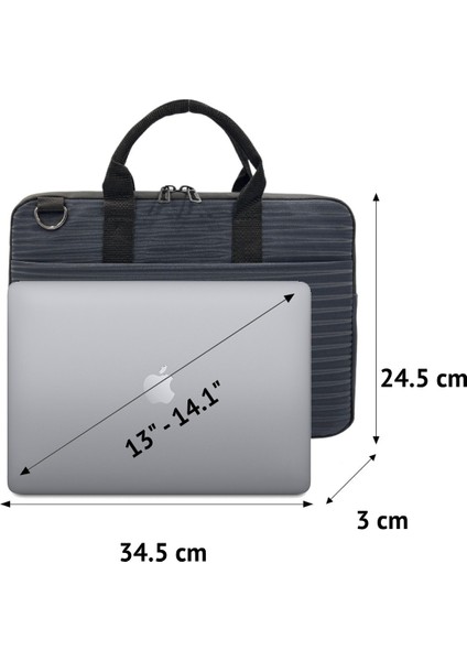 Licht Vegan Deri 13"- 14.1" - 15.6" - 16,1" Evrak Laptop Notebook MacBook Bilgisayar Çantası