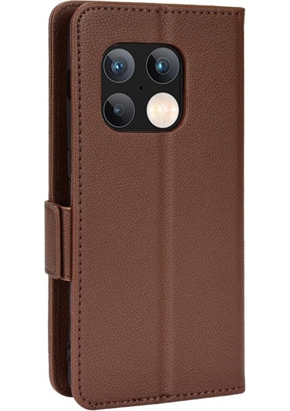 Oneplus 10 Için Kılıf Pro Pu Deri Yan Toka Manyetik Kart Yuvaları Tutucu (Yurt Dışından)