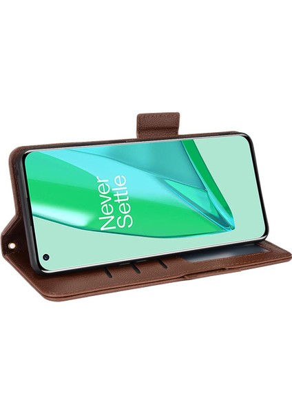 Oneplus 10 Için Kılıf Pro Pu Deri Yan Toka Manyetik Kart Yuvaları Tutucu (Yurt Dışından)