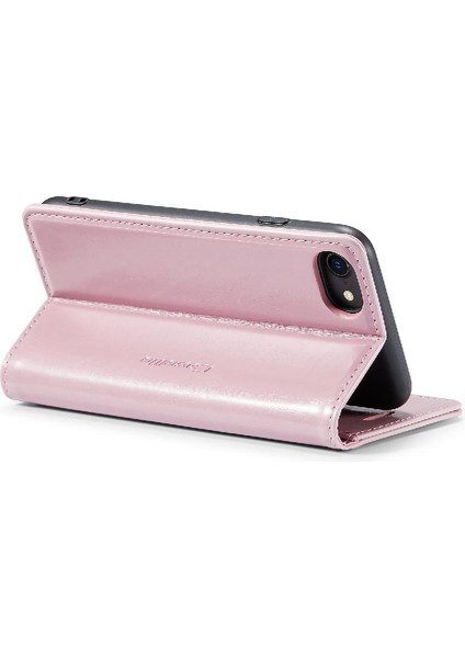 Iphone 7/8 Için Flip Case Manyetik Cüzdan Çılgın At Pu Deri Kart (Yurt Dışından)