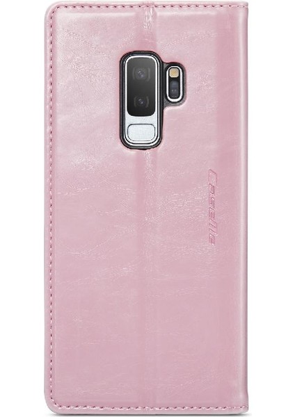 YH Mall Samsung Galaxy S9 Artı Çılgın At Pu Deri Kart Tutucu Için Flip Case (Yurt Dışından)