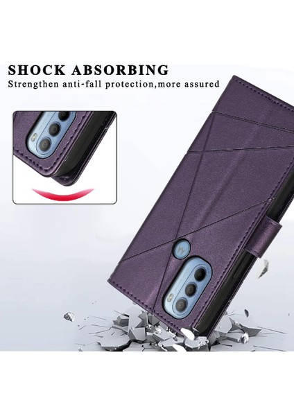 Motorola Moto G31 Darbeye Şok Emici Üç Kart Için Flip Case (Yurt Dışından) indirimleri