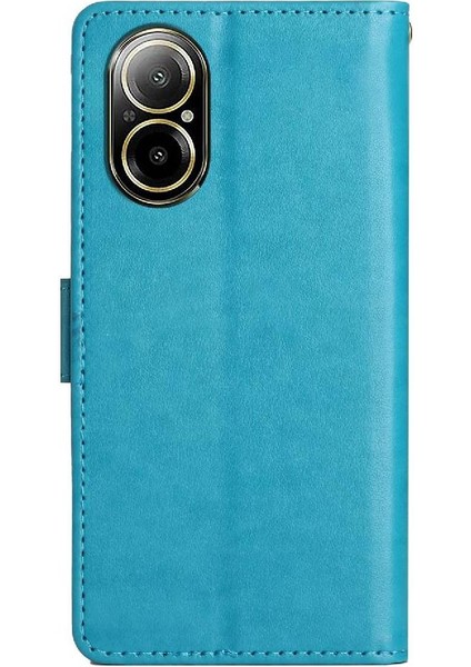 Realme C67 4g Pu Deri Kickstand Manyetik Kapatma Bilek Için Filp Durumda (Yurt Dışından) indirimleri