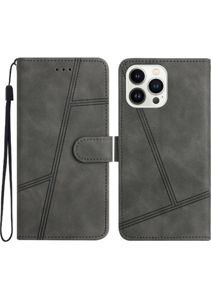 IPhone 14 Için Flip Case Pro Cüzdan Pu Deri Flip Folio Kart Yuvaları Tutucu (Yurt Dışından)