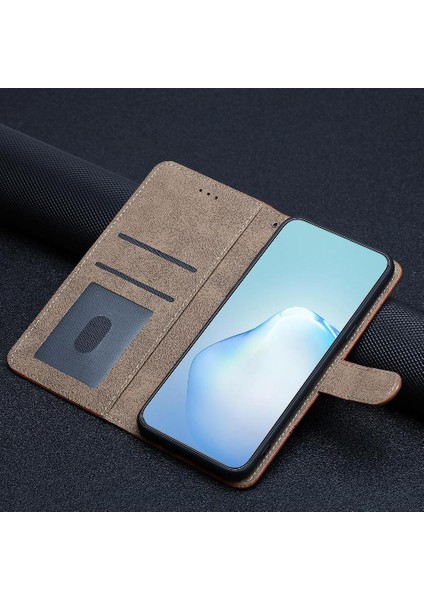 IPhone 14 Için Flip Case Pro Cüzdan Pu Deri Flip Folio Kart Yuvaları Tutucu (Yurt Dışından)