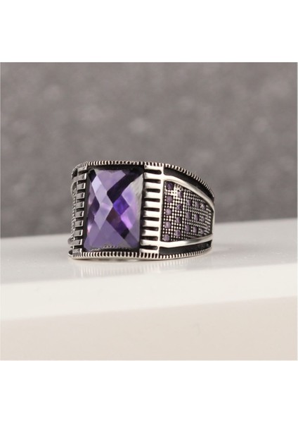 Zirkon Taşlı 925 Ayar Gümüş Yüzük