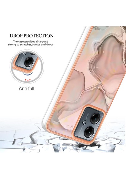 Motorola Moto G14 Tampon Tpu Darbeye Silikon Mermer ile Uyumlu (Yurt Dışından) indirimleri