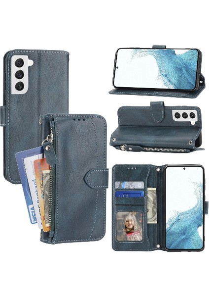 Samsung Galaxy S23 Manyetik Kapatma Pu Deri Kickstand Için Flip Case (Yurt Dışından)
