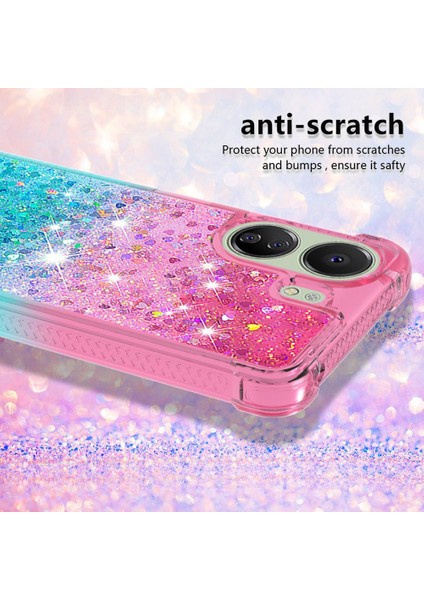 Xiaomi Redmi Için Kılıf Clear 4g Akan Sparkle Hareketli Kapak Temizle Tampon (Yurt Dışından) modelleri