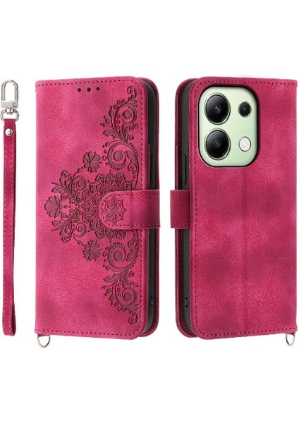 Xiaomi Redmi Not 13 Için Flip Case 4g Kabartmalı Darbeye Çoklu Kredi (Yurt Dışından)
