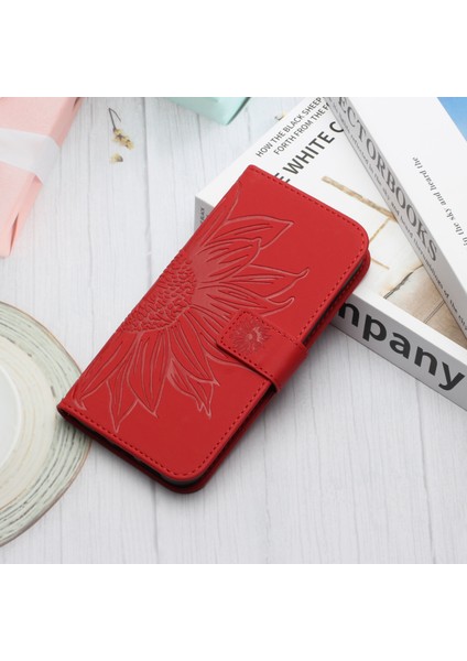 Samsung Galaxy F14 ile Uyumlu Kabartmalı Ayçiçeği Cüzdanlı Uzun Çıkarılabilir Askılı ve Manyetik Kart Tutuculu Telefon Kılıfı (Yurt Dışından) fırsatları