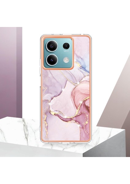 Xiaomi Redmi Için Not 13 5g Ince Tpu Yumuşak Tampon Mermer Desen (Yurt Dışından) fırsatları