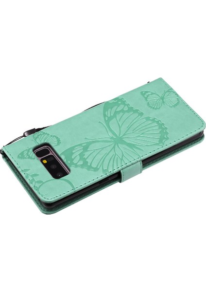 Kart Yuvası Standı ile Samsung Galaxy Not 8 Için Kılıf Kickstand Kapak Çevirin (Yurt Dışından) modelleri