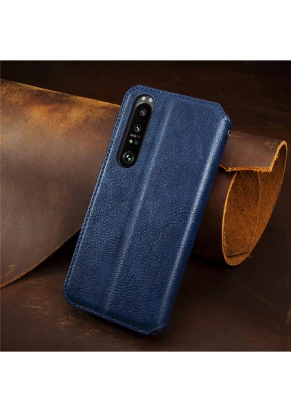 Sony Xperia 1 Iıı Cüzdan Fonksiyonu Için Kılıf Kapak Çevirin Zarif Iş (Yurt Dışından)