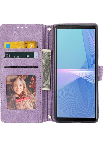 YH Mall Sony Xperia 10 Iii Için Flip Case Manyetik Kapatma Pu Deri Darbeye (Yurt Dışından)