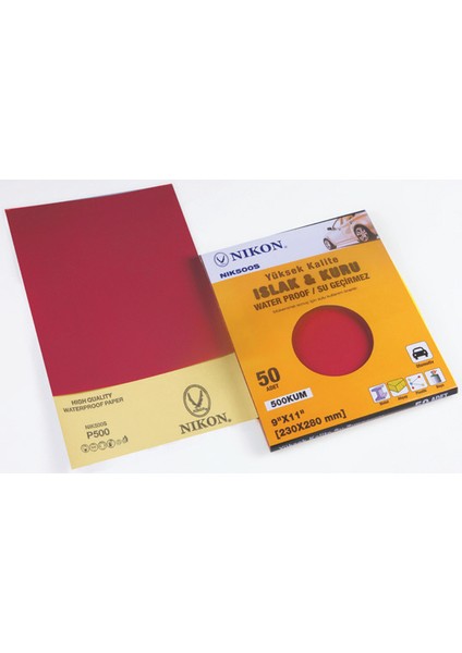 NIK240S 240 Kum Islak & Kuru Su Zımparası