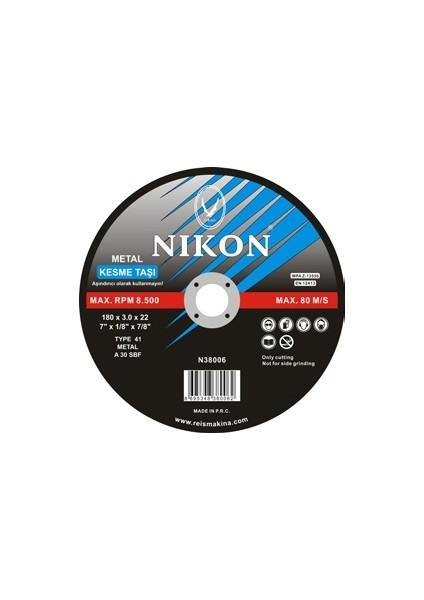 N38043 Metal Flex Kesme Taşı 350X3.0X25.4