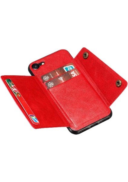 Iphone 8 Için Cüzdan Kılıf Cüzdan Kılıf Darbeye Koruyucu Kickstand Kart (Yurt Dışından) fırsatları
