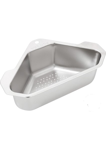 Mutfak Lavabo Drenajı Gıık Süzgeci Lavabo Üzeri Lavabo Süzgeci Kevgir Argent 24.6CMX8CM (Yurt Dışından)