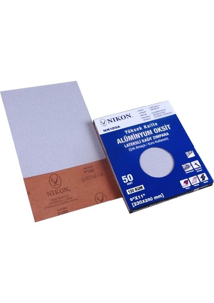 NIK120A 120 Kum Çok Amaçlı / Kuru Zımpara