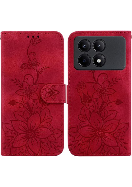 Xiaomi Poco X6 Pro 5g Için Kılıf Kickstand Manyetik Kart Tutucu Kabartmalı (Yurt Dışından) indirimleri
