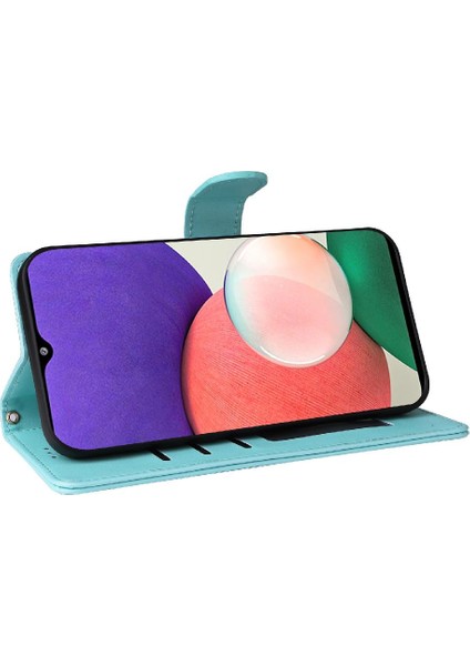 Samsung Galaxy A22 5g Için Flip Case Darbeye Basit Iş Cüzdan (Yurt Dışından) modelleri