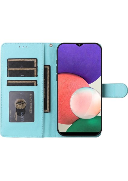 Samsung Galaxy A22 5g Için Flip Case Darbeye Basit Iş Cüzdan (Yurt Dışından) fırsatları