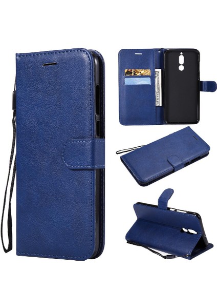 Huawei Mate 10 Lite Için Flip Case Kart Yuvası ile Yüksek Kaliteli Deri Kılıf (Yurt Dışından)
