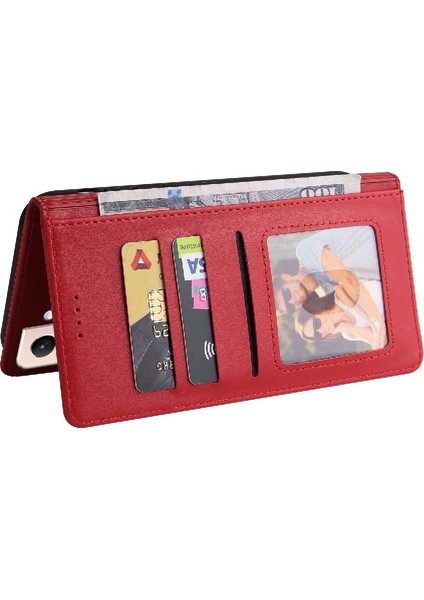 Samsung Galaxy S21 Artı Kickstand Premium Deri Üç Için Flip Case (Yurt Dışından) fırsatları