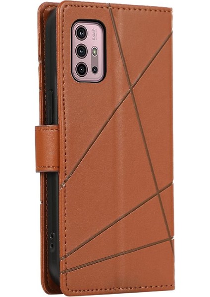 YH Mall Motorola Moto G30 Üç Kart Yuvaları Kickstand Şok Için Flip Case (Yurt Dışından)