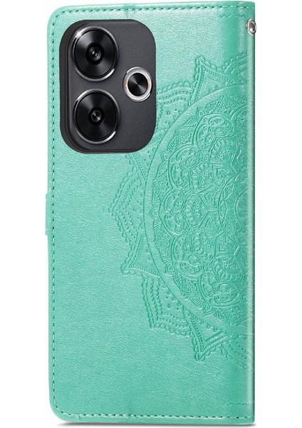Xiaomi Poco F6 Deri Kılıf Için Flip Case Zarif Desen Kapak Çevirin (Yurt Dışından) fırsatları
