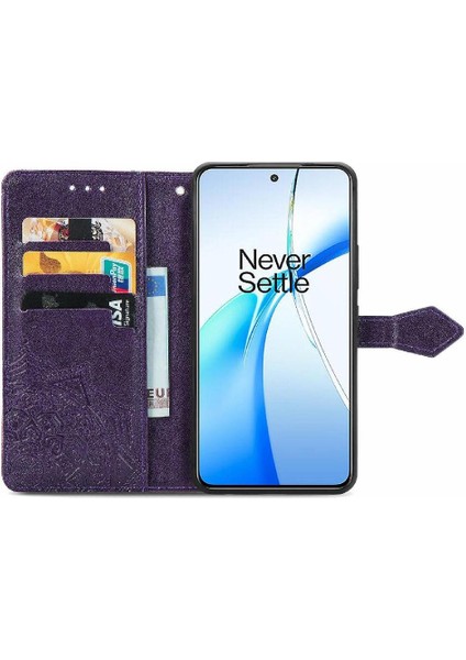 Oneplus Nord Ce4 Için Flip Case Darbeye Basit Iş Kapak Kılıfı (Yurt Dışından)