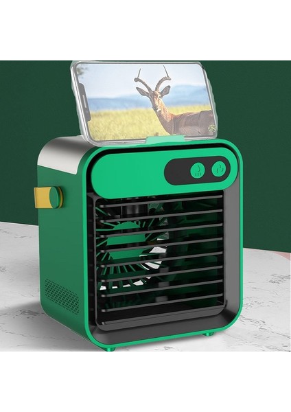 USB Mini Su Soğutmalı Fan Yeşil (Yurt Dışından)
