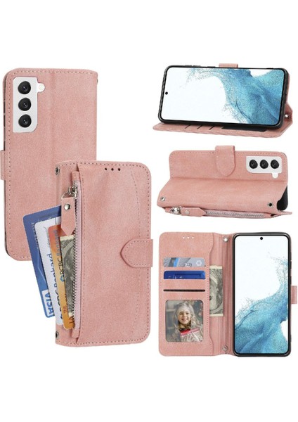 Samsung Galaxy S23 Manyetik Kapatma Pu Deri Kickstand Için Flip Case (Yurt Dışından)