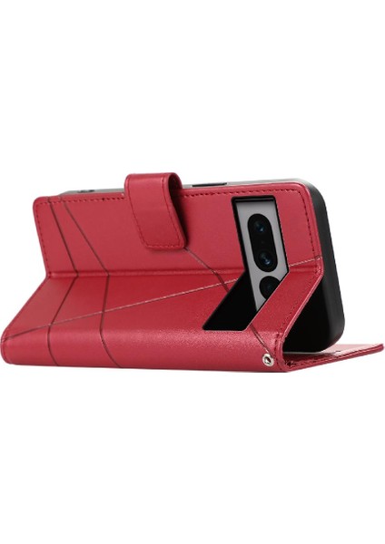 Google Piksel 7 Pro Şok Emici Üç Kart Yuvaları Için Flip Case (Yurt Dışından)