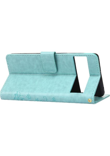 Google Pixel 7 Pro Manyetik Kapatma Kickstand Kart Tutucu Pu Için Filp Durumda (Yurt Dışından)