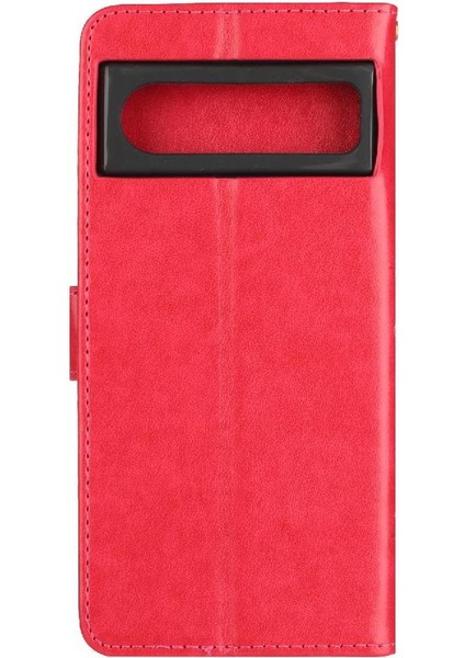 Google Pixel 8 Pro Bilek Kayışı Manyetik Kapatma Kickstand Pu Için Filp Durumda (Yurt Dışından)