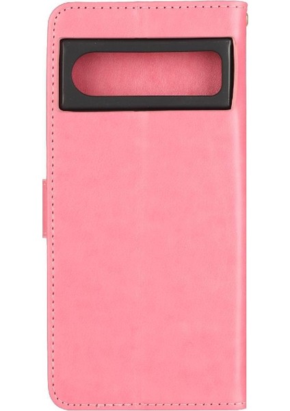 Google Pixel 8 Pro Bilek Kayışı Manyetik Kapatma Kickstand Pu Için Filp Durumda (Yurt Dışından)