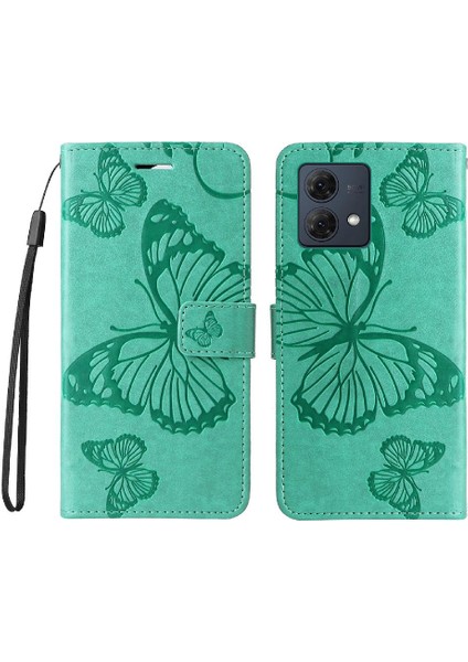 Motorola Moto G84 5g Flip Kickstand Manyetik Kapak Darbeye Pu (Yurt Dışından)