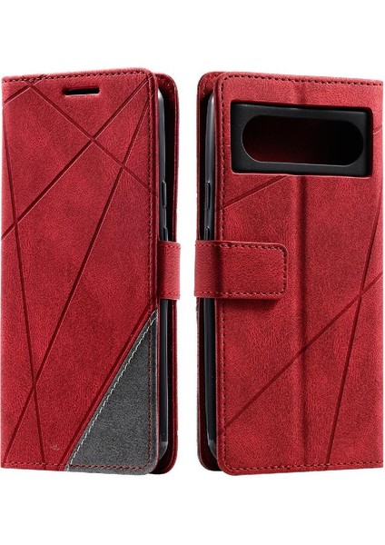 Google Piksel 8 Pro Kart Tutucu Için Kılıf Kickstand Cüzdan Flip Folio Pu (Yurt Dışından)