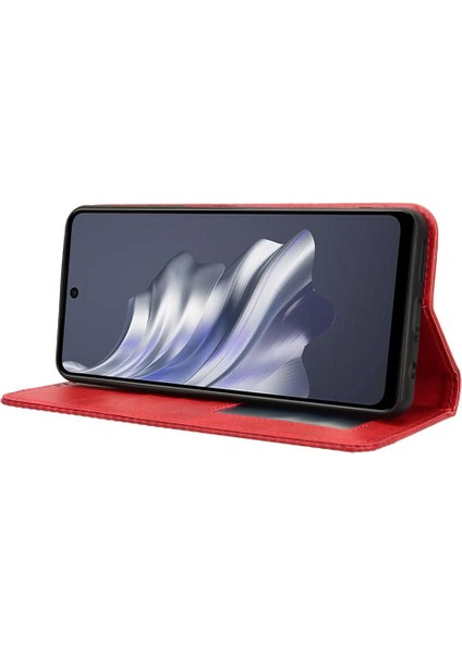 Tecno Spark 20 Pro 4g Cüzdan Manyetik Kapatma Pu Deri Için Kılıf (Yurt Dışından)