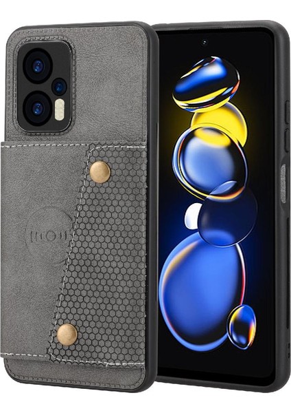 Cüzdan Durumda Xiaomi Poco X4 Gt Kart Tutucu Buit Demir Kickstand Durumda (Yurt Dışından)