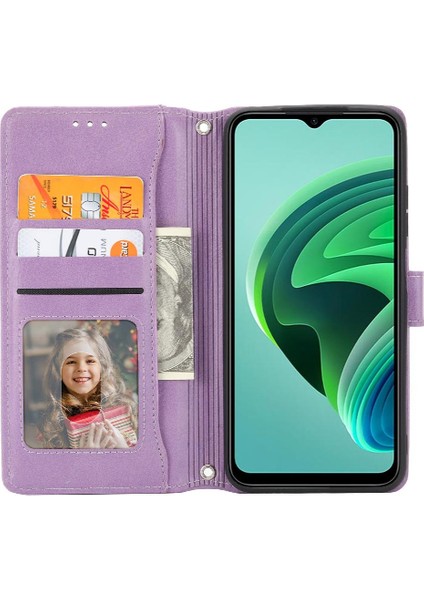 Xiaomi Redmi Not 11R Kart Tutucu Için Flip Case Kickstand Kayış Manyetik (Yurt Dışından)